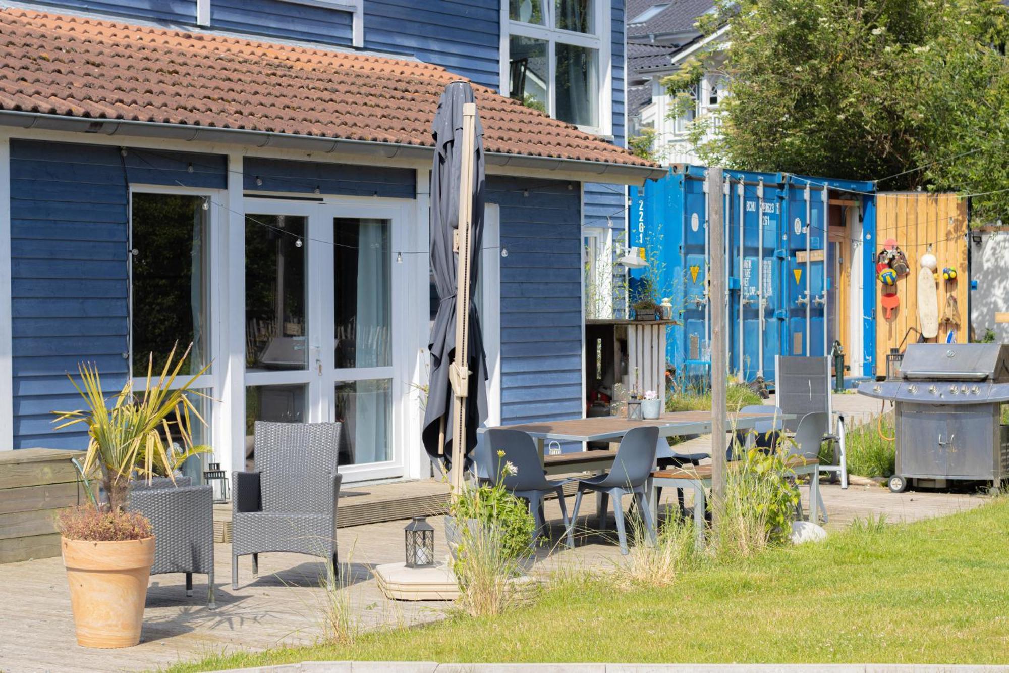 פהמארן Hostel Oder Ferienwohnung 1-16 Personen Im Blauen Haus מראה חיצוני תמונה